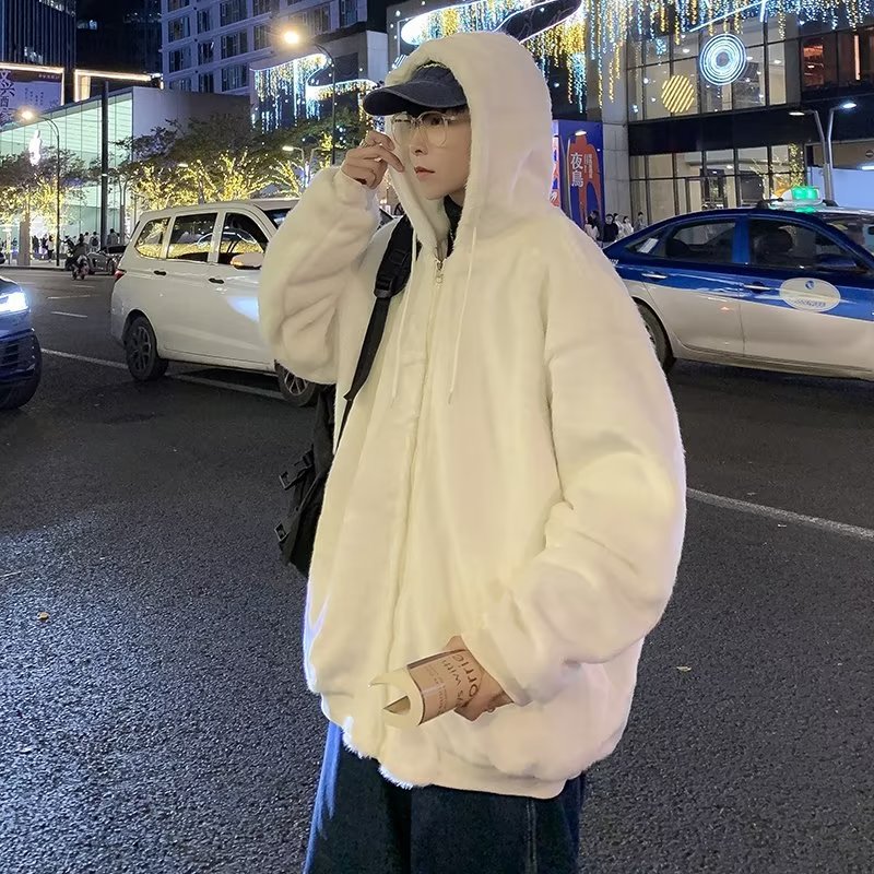 双面穿棉衣男秋冬季潮流宽松北极绒棉服港风帅气百搭外套MY956P88，男装棉衣，星座1013-3