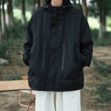 休闲风连帽春季夹克男大码宽松防风外套百搭工装冲锋衣JK181P35，男装夹克，星座1013-3