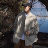 春秋季百搭休闲夹克上衣简约时尚立领棒球服运动短款外套JK374P45，男装夹克，星座1013-3