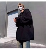 半拉链连帽毛衣男款秋冬季宽松慵懒风针织衫复古休闲外套M6516P55，男装针织衫/毛衣，星座1013-3