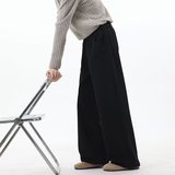 2025新款休闲裤简约直筒卫裤宽松阔腿男裤百搭显瘦长裤K8079P40，男装休闲裤，星座1013-3