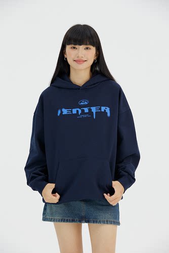 SYMOCOLOR美式休闲连帽卫衣