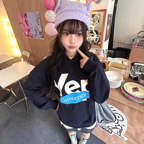 SYMOCOLOR美式连帽衫男女外套