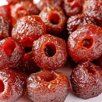 新款正宗空心山楂发500g去核熟山楂喜糖果脯软糯凉果酸甜开胃山楂