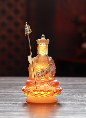 古法琉璃地藏王佛堂送礼工艺品