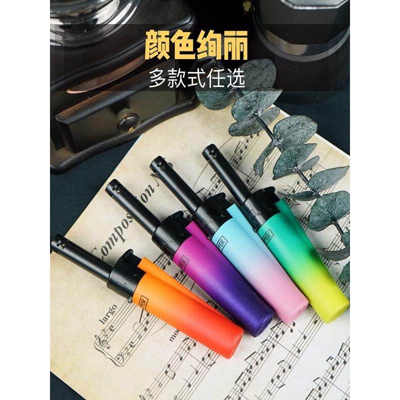西班牙CLIPPER长管烟斗专用打火机点火枪器充气长手柄耐用