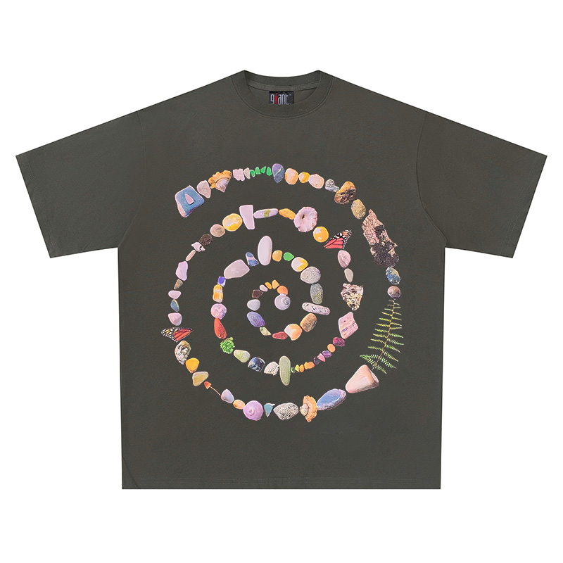 IS SNOWING 260克重磅纯棉！美式高街复古印花小众休闲短袖T恤