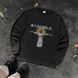 Vintage MyChemical RomanceLong Sleeve MCR暗黑朋克复古乐队t恤