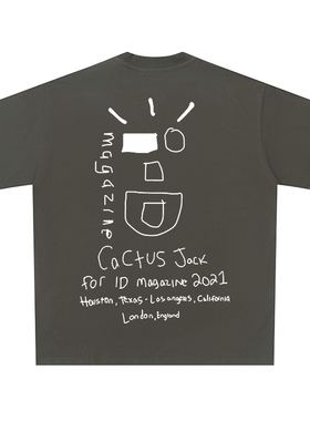 Travis Scott Cactus Jack T恤 Utopia 高街Wink男女宽松短袖潮牌