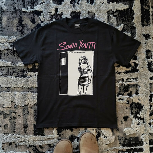 Noise in youth Sonic Youth 音速青年摇滚乐队重磅纯棉短袖t恤潮