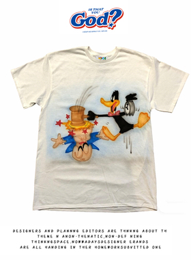 28blocks 260克重磅纯棉! 重拳出击~美式复古阿美咔叽短袖T恤男女