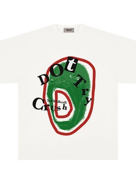 WELCOME 260克重磅纯棉！小众美式复古印花高街宽松百搭短袖t恤