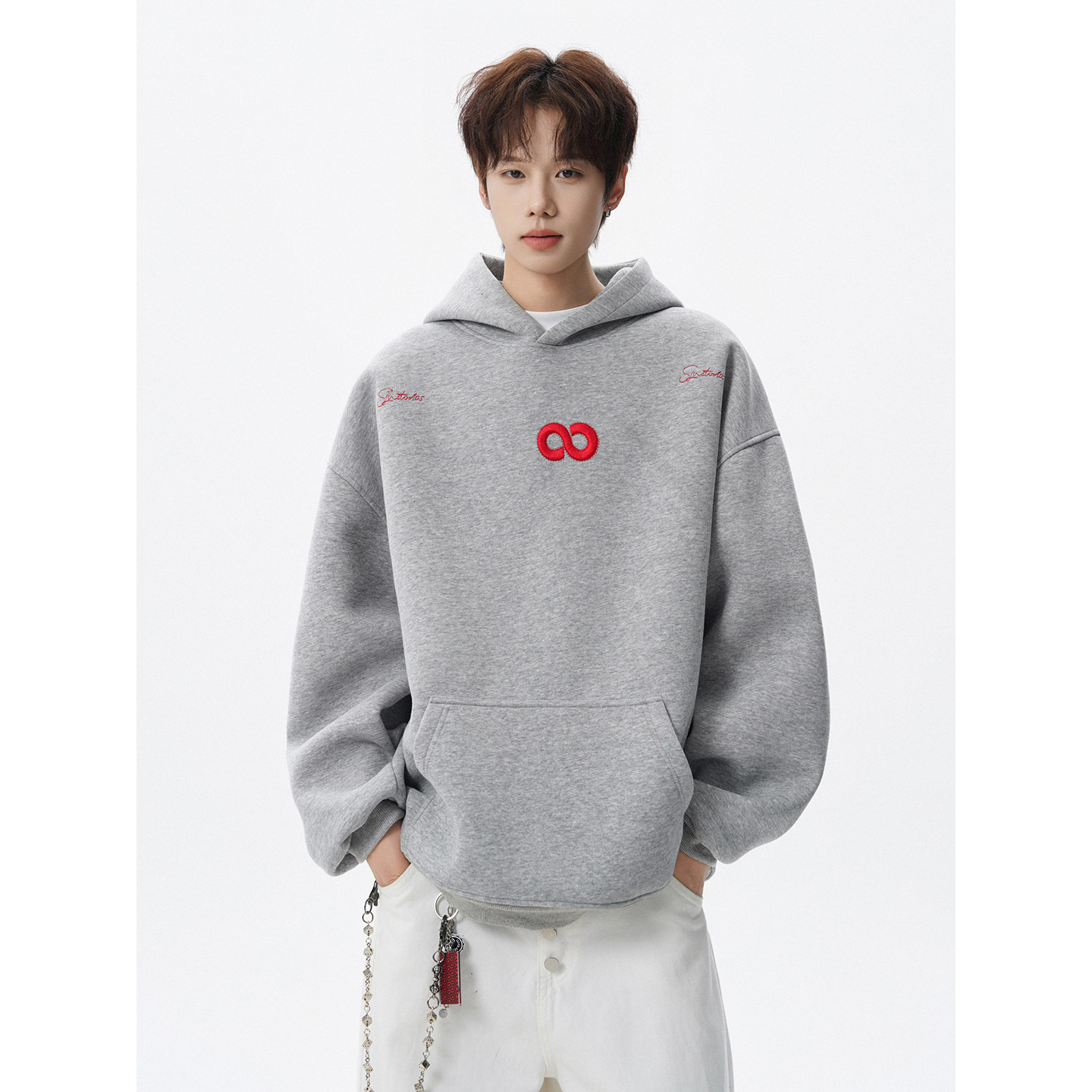 重磅刺绣秋冬加绒加厚卫衣618-V30-60控98，男装卫衣，星座618