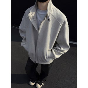 新款呢料夹克大衣外套618-JK898-P110控138黑墙