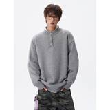 秋冬亨利领刺绣毛衣618-MM972-特P45，男装针织衫/毛衣，星座618