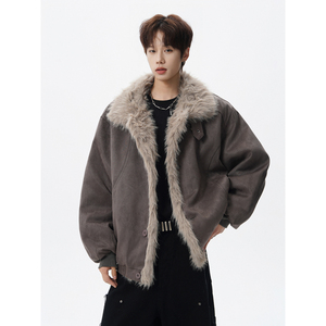 现货长毛绒棉服棉衣外套618-MF362-P115控218图片