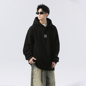冬季加绒加厚卫衣刺绣外套618-V20-P55控78图片