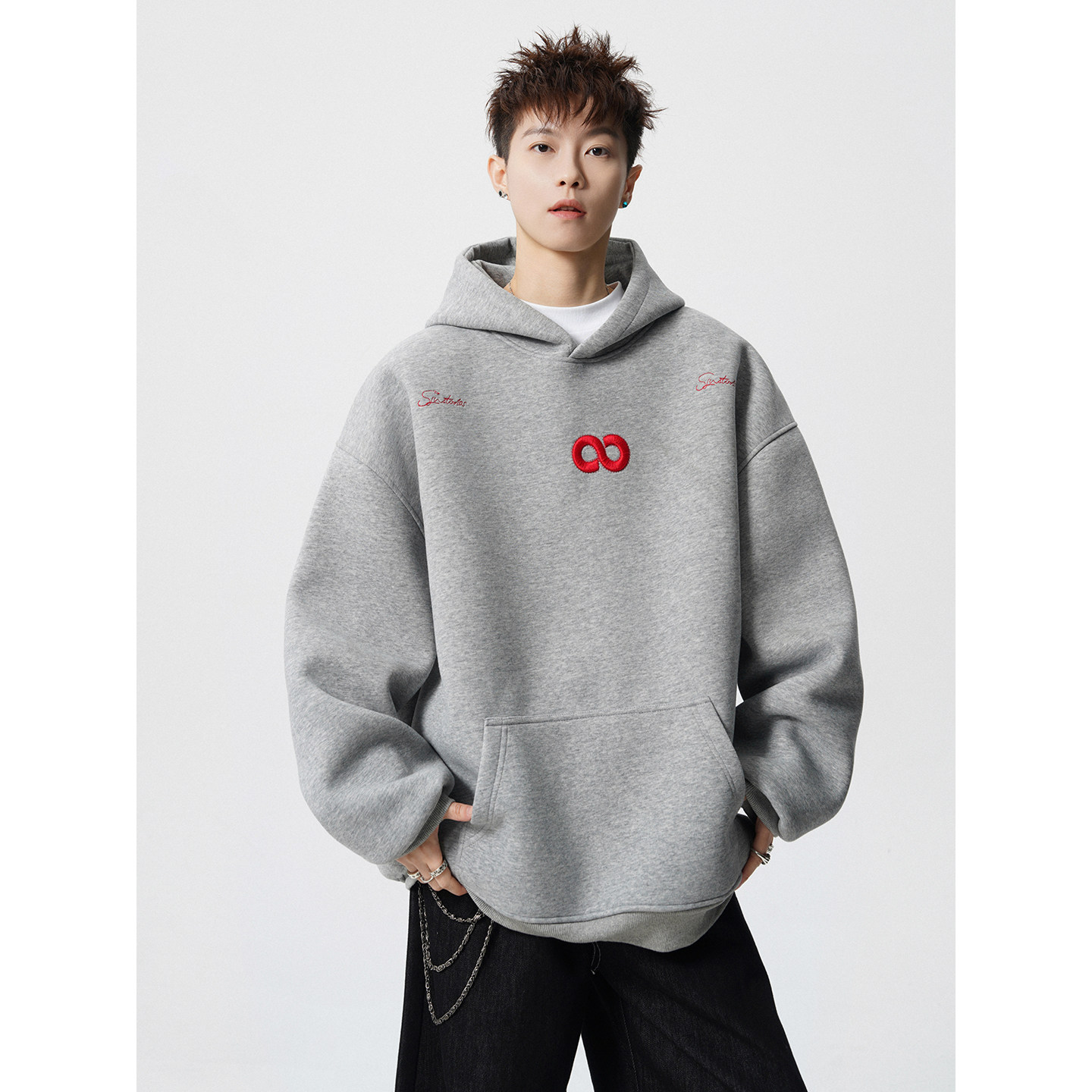 重磅刺绣秋冬加绒加厚卫衣618-V30-60控98加绒P65控108,男装卫衣,星座618