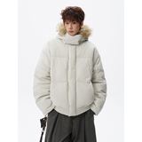 90白鸭绒毛领羽绒服外套618-YR05-P245控388LK，男装羽绒服，星座618