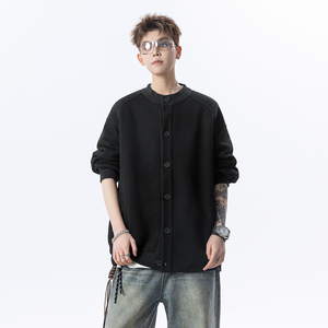 无影墙春秋开衫纽扣卫衣外套618-KS50-P85控118图片