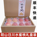阳山水蜜桃当季 顺丰快递 新鲜现摘水果毛桃子甜桃礼盒装 4斤装