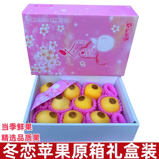 冬恋苹果原箱礼盒装脆甜多汁农产品品种新鲜 维纳斯精选品质包邮