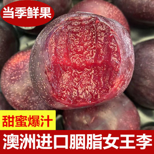 澳洲进口胭脂女王李当季新鲜水果红肉红心李子黑布林恐龙蛋皇后李