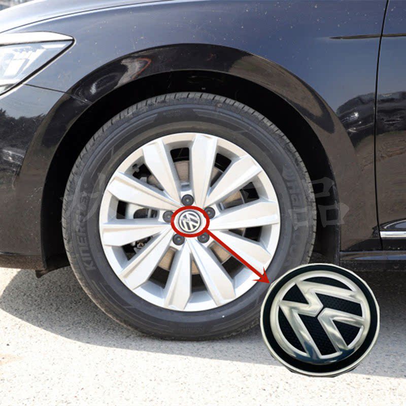大众19-21款新帕萨特辉昂轮毂盖五爪轮毂盖轮毂轮胎螺丝装饰标盖