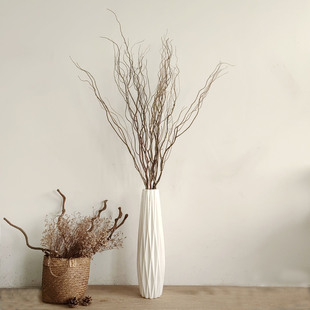 龙柳枝条树枝枯枝树干装饰室内高级感侘寂风天然真干花摆件插花