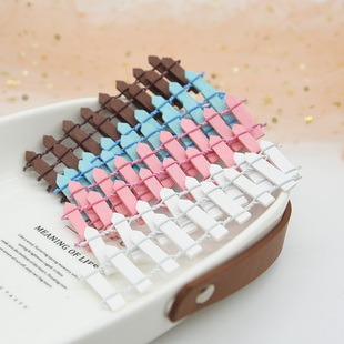 蛋糕装饰微白色迷你小栅栏微景观小摆件木质围栏百搭diy摆件木头