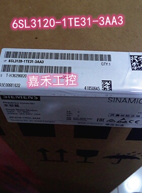 议价6SL3120-1TE31-3AA3 西门子S120电源模组6SL31201TE313AA3 变