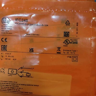 议价IFM易福门全新原装正品IFC246