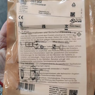 议价只卖正品全新原装IFM易福门O6T302