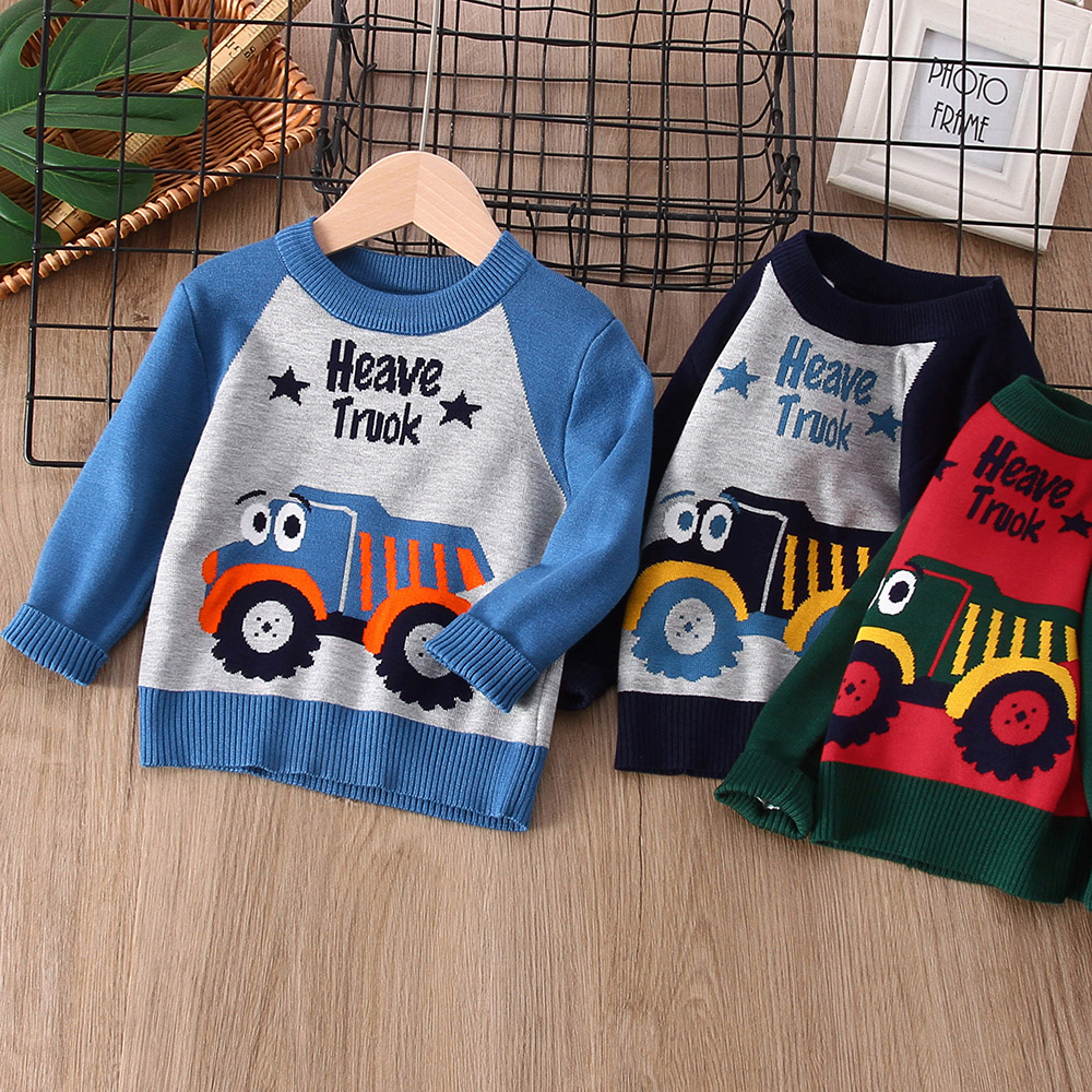 儿童双层纯棉不起球毛衣