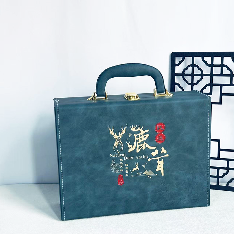 整个鹿茸礼盒空盒手提二杆鹿角包装盒皮盒绑绳固定批发定制logo,包装,礼品盒,淘宝优惠券,粉丝福利购,淘宝优惠卷