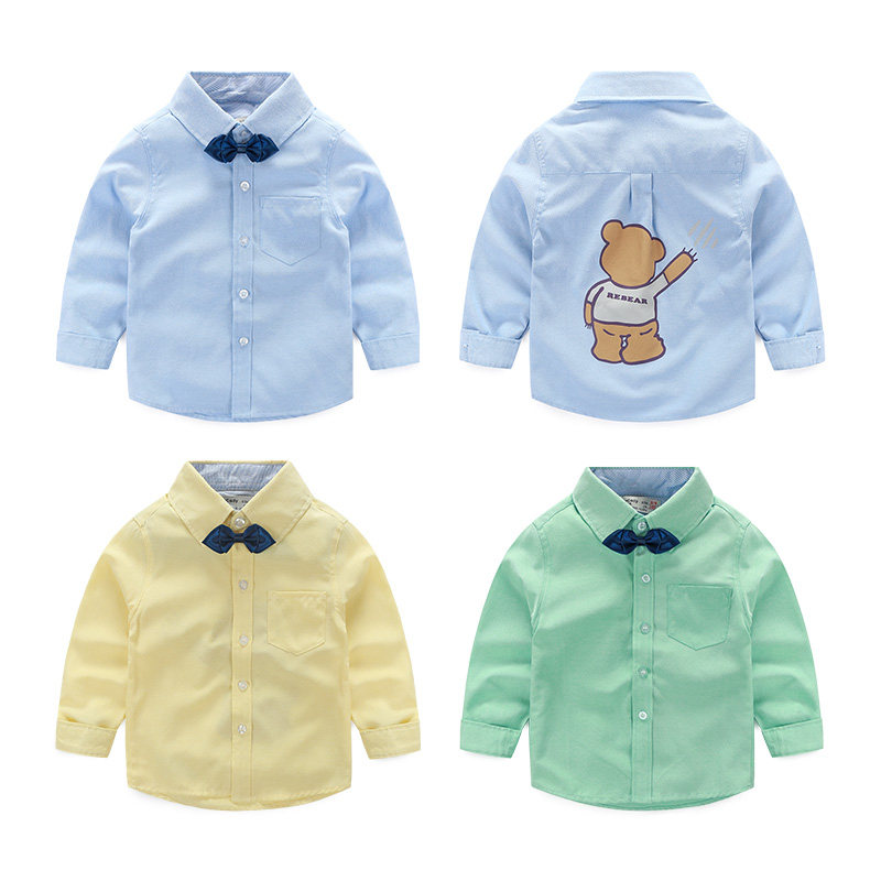 Chemise garcon à manche longue - Ref 2078995 Image 1