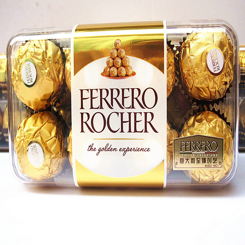 清仓费列罗巧克力16粒礼盒装春节团购礼品福利25年9月产