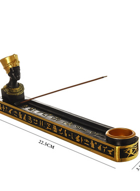 新款埃及高级感摆件树脂工艺品创意装饰沉香礼品跨境新品香炉