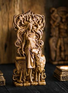 进口手工 女神布里吉德Brigid 工艺摆件