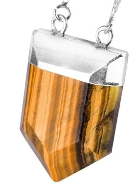 天然水晶石头箭头吊坠 粉晶虎眼蛋白石绿东陵镀银坠子 热销款特价