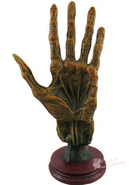 进口木乃伊手相手哥特式摆件