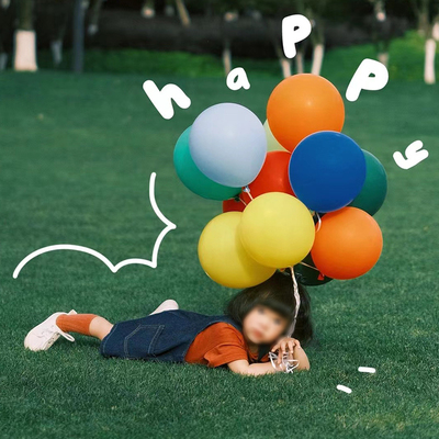 加厚户外生日儿童女孩拍照气球