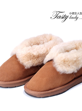澳洲代购shearers雪地靴皮毛一体居家鞋保暖鞋冬季棉鞋