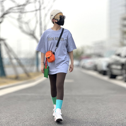 男士T恤夏季新款纯棉户外短袖汗衫美式潮流字母印花宽松半袖上衣