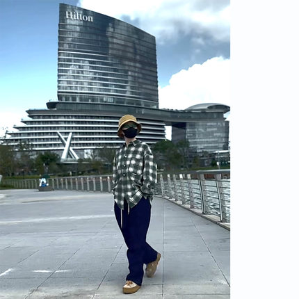 秋季衬衣男休闲内搭长袖帅气格子衬衫日系灯芯绒复古叠穿宽松上衣