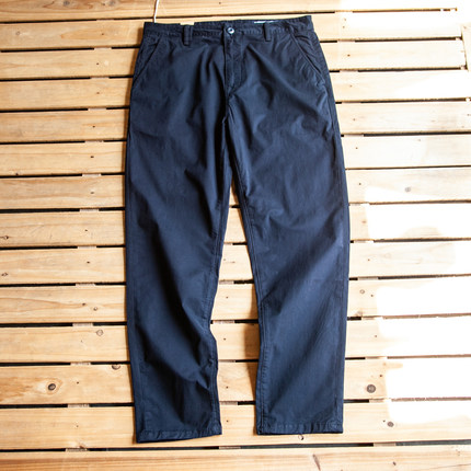 春秋季美式复古宽松直筒水洗工装裤微弹力日系简约商务潮流休闲裤