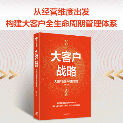 大客户战略 大客户全生命周期管理   实现突破性增长的商业经营方法 陈军著