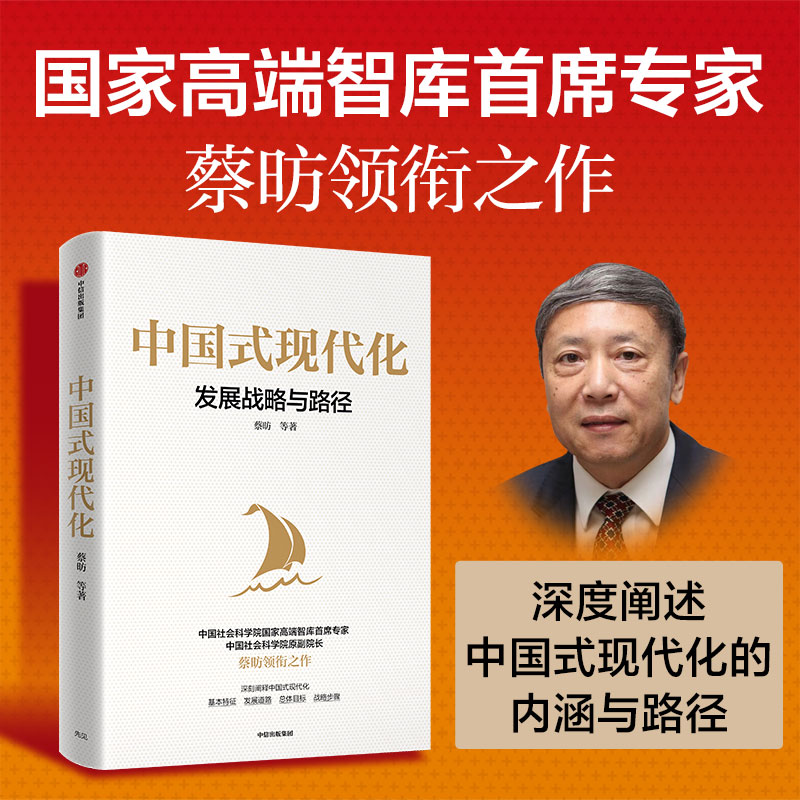 中国式现代化 发展战略与路径 蔡昉等著 紧贴时代会议精神 全面解读中国式现代化 为未来行动和决策提供有益参考 中信出社