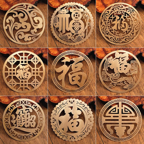 客厅墙　玻璃门装饰花贴