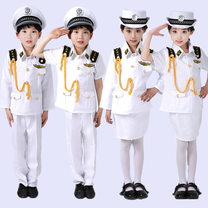 幼儿园小学生升旗手服装儿童班仪仗鼓号队演出服护旗手服装